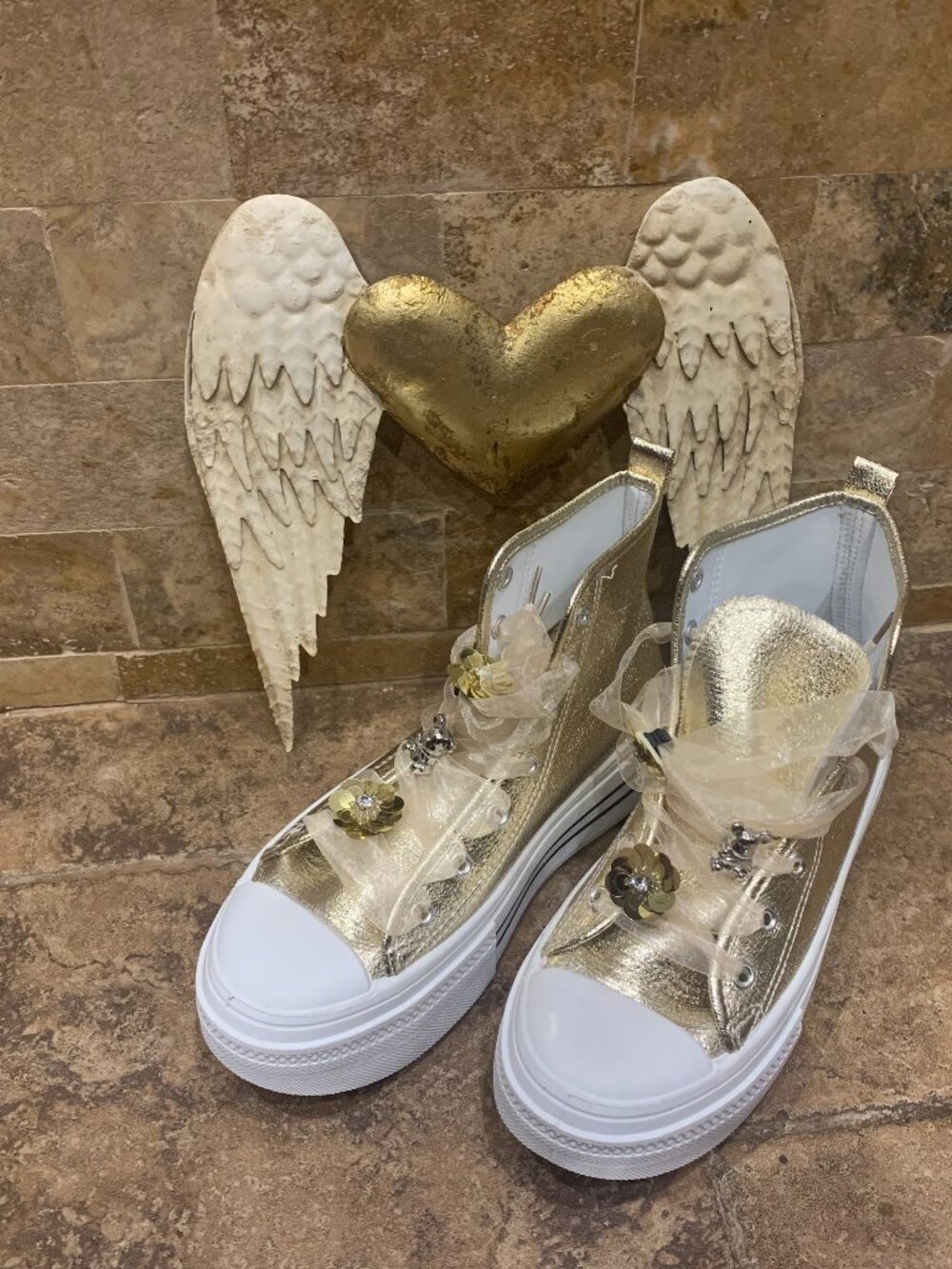 NWOT High Top Platform Sneakers